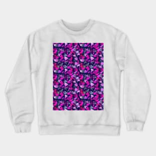Watercolor geometric soft dark magenta Crewneck Sweatshirt
